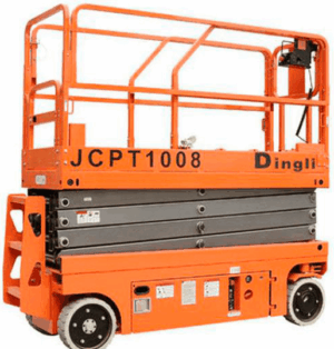 DINGLI 1008 במת מספריים גובה עבודה - 10 מטר